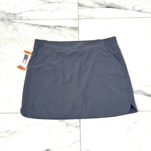 VTG 32 Degrees Tennis Skirt Skort Blue Womens XXL NWT Preppy Golf Athletic